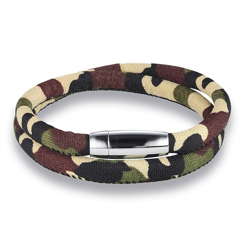 Buy Camouflage Kumihimo Skinny Friendship Bracelet Online in India  Etsy