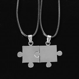 pendentif "duo puzzle "