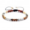 bracelet perles naturelles 4 mm automne