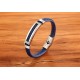 bracelet cuir bleu nuit