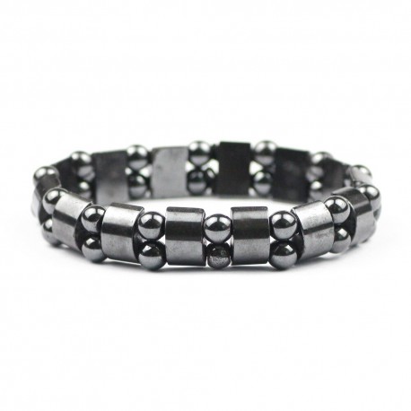 bracelet double hématite