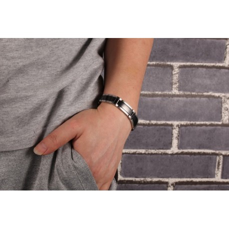 bracelet homme acier inoxydable