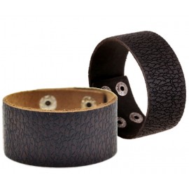 Bracelet de force homme en cuir 