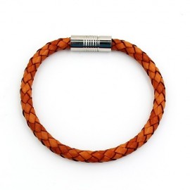 Bracelet homme cuir naturel