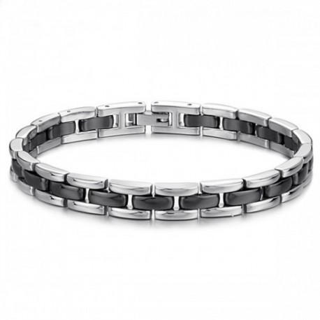 Bracelets en céramique pour hommes femmes céramique blanche et