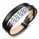 bracelet homme cuir noir 