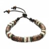 bracelet homme perles de bois naturelles