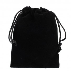 sac en tissu noir pour bracelet