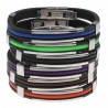 bracelet silicone et cable couleur