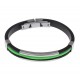 bracelet silicone et cable couleur