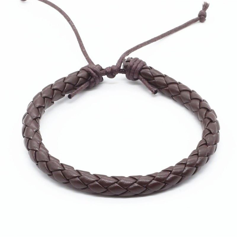 Bracelet Homme tressé bleu et noir Argent 925  Fury J