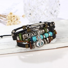 bracelet multicouche "karma"