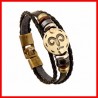 bracelet cuir signe zodiac BELIER