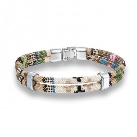 Bracelet homme coton "liège"