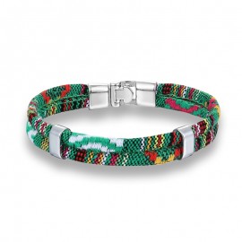 bracelet homme coton vert